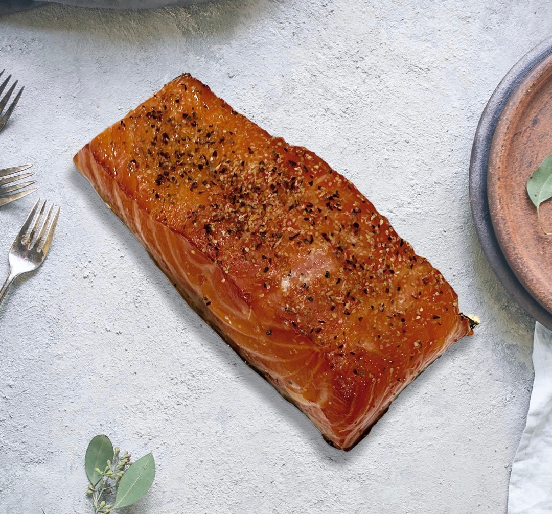Smoked Garlic & Pepper Salmon