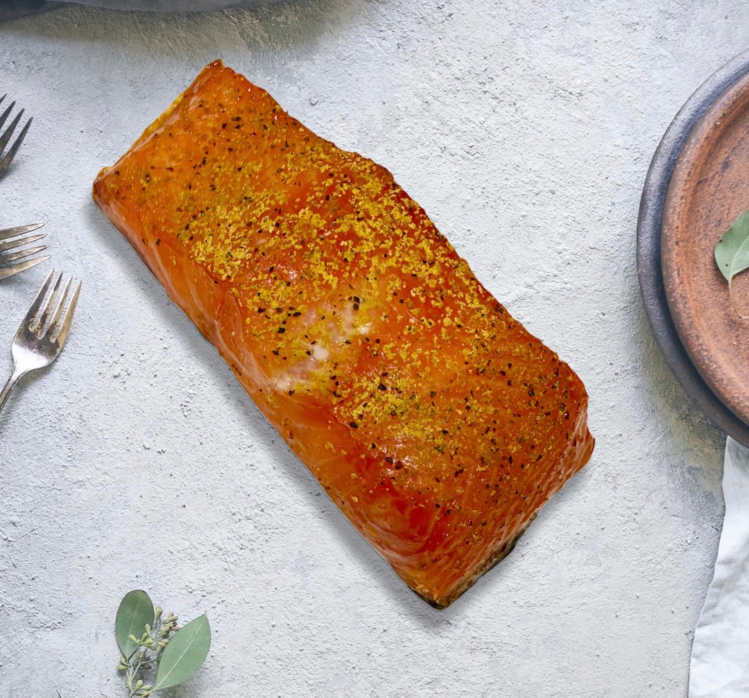 Smoked Lemon Pepper Salmon